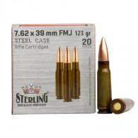 1000 Rounds of 7.62x39 Ammo by Sterling