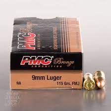 1000 Rounds of 9mm Ammo by PMC
