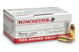 1000 Rounds of 9mm Ammo by Winchester